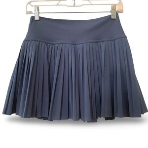 Aerie Offline Pleated GreyBlue Women's Athletic Skort. Size medium